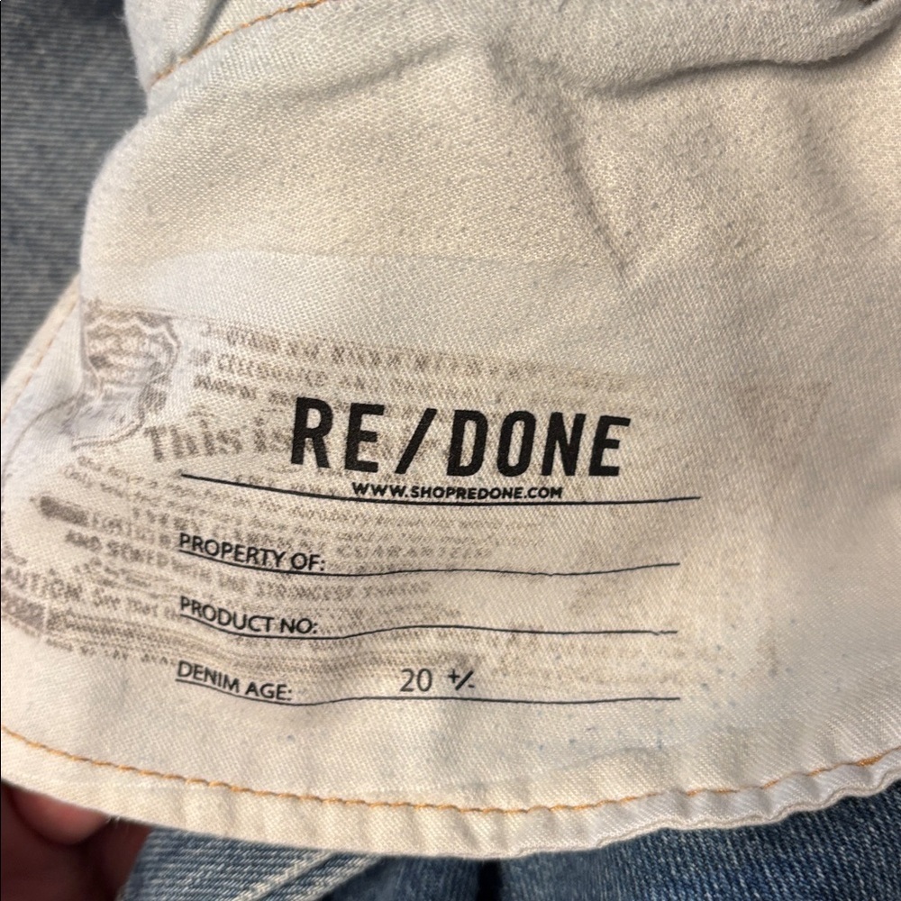 BNWT men’s Levi & RE/DONE straight upcycled vintage jeans - Picture 10 of 12